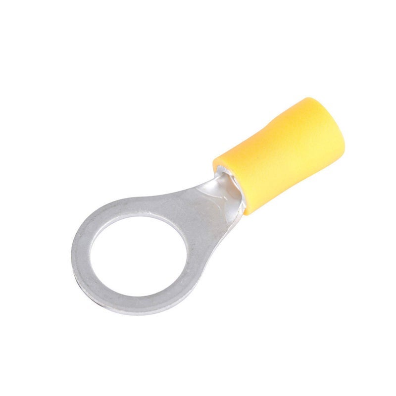 Gardner Bender 10-108 Terminal Ring, 12-10 AWG, Stud Sz 5/16-3/8, Yellow (50 pk) - Image 1